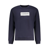 Napapijri Blue Cotton Men Sweater